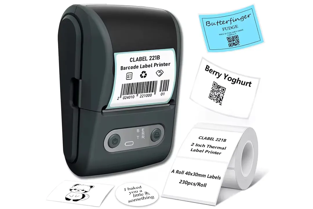 Address label printing machine