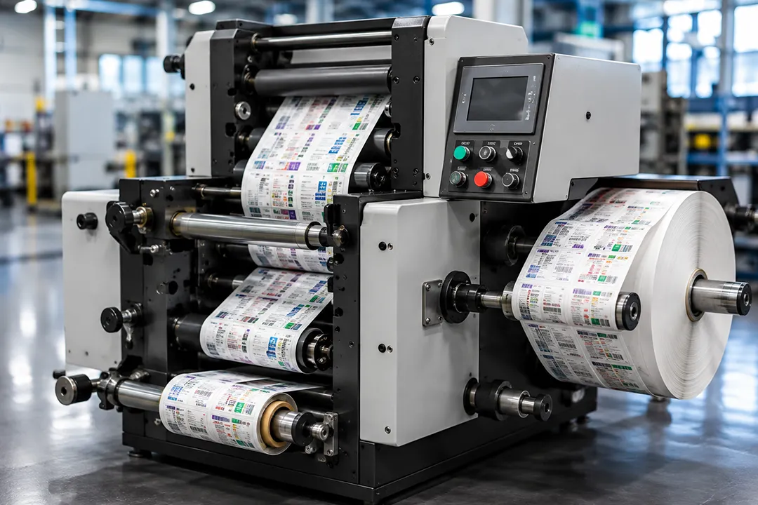 used label printing machine for sale